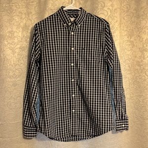 Blue plaid Dockers button down shirt. Size Small.